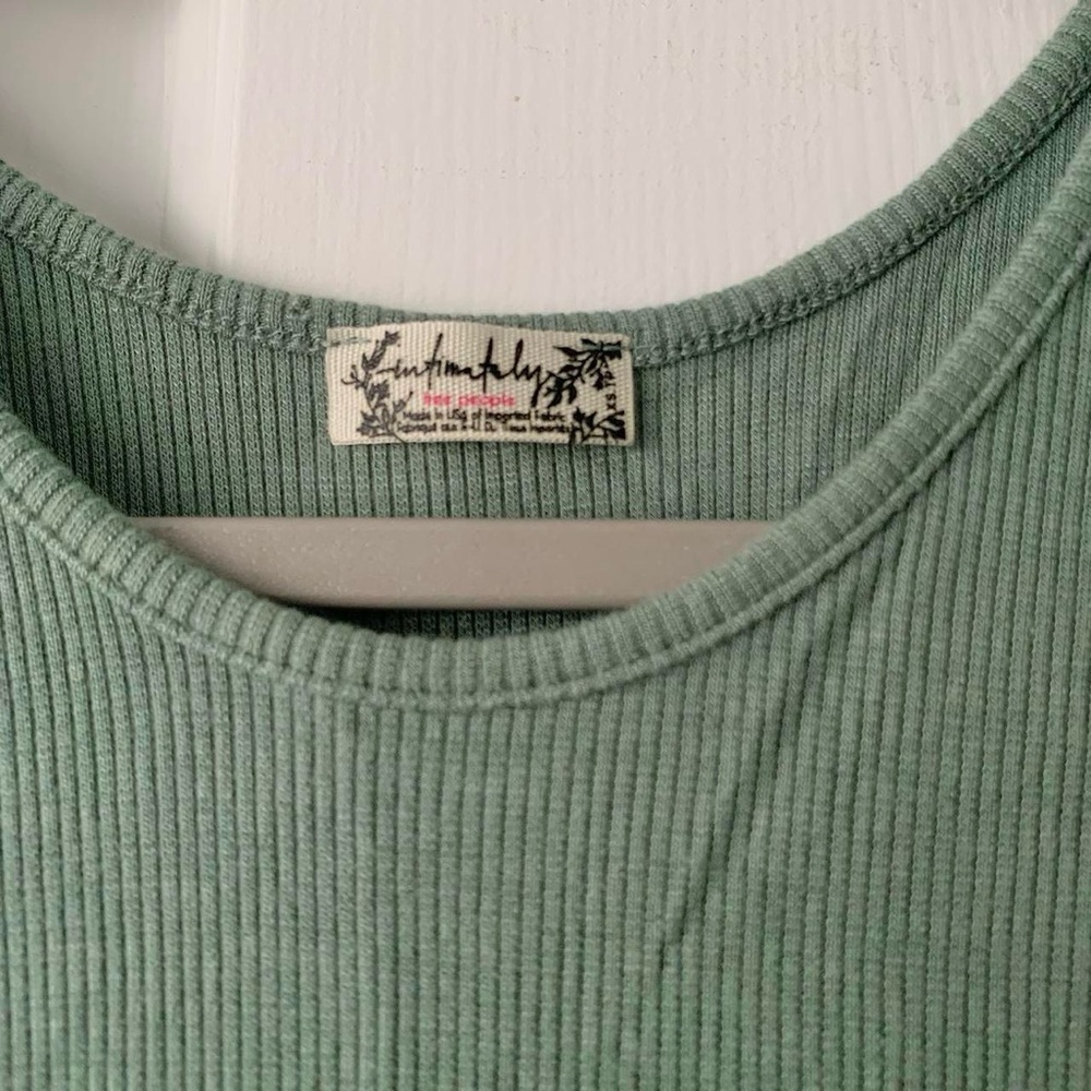 Free People High Neck Ribbed Crop - Picture 4 of 5